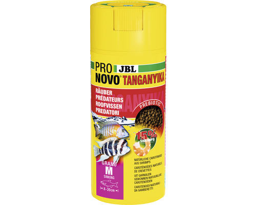 JBL Pro Novo Tanganyika M Fischfutter für Raubfische